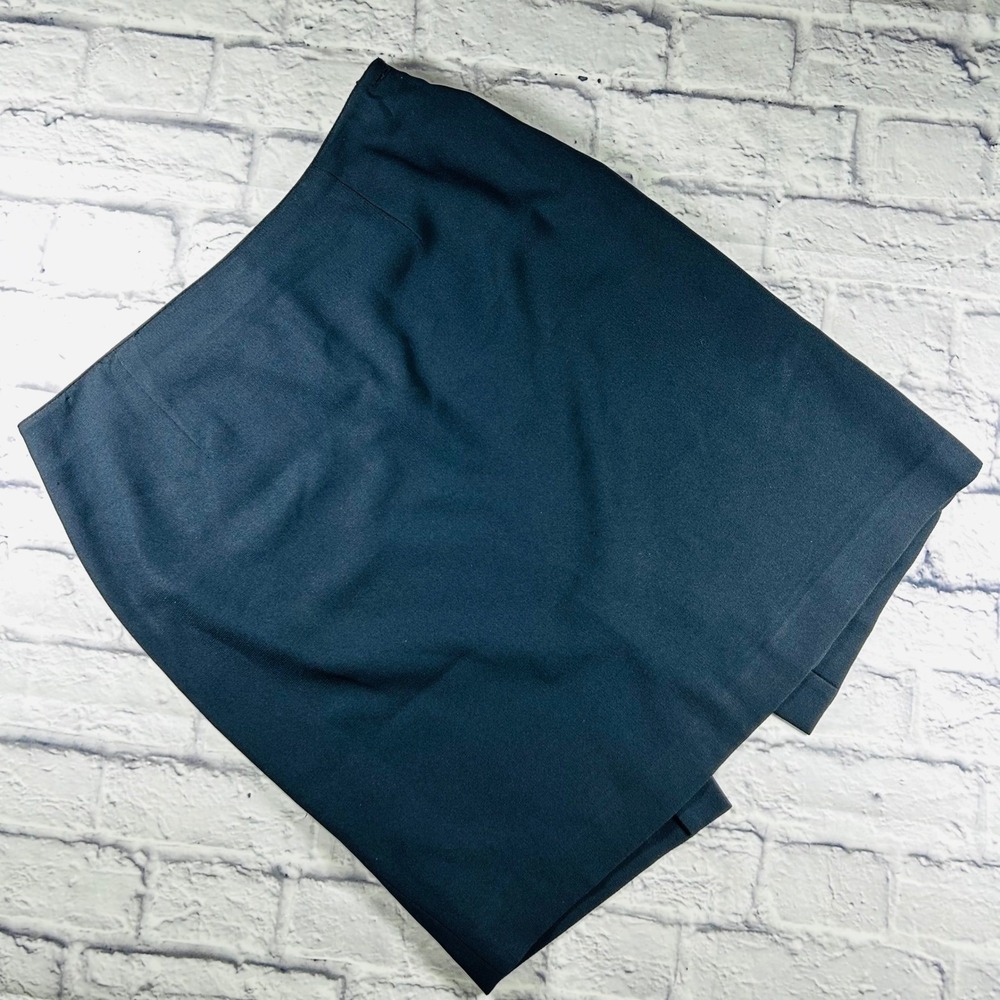 Jones New York Essentials Dark Blue Pencil Skirt Women's 14 Office Career